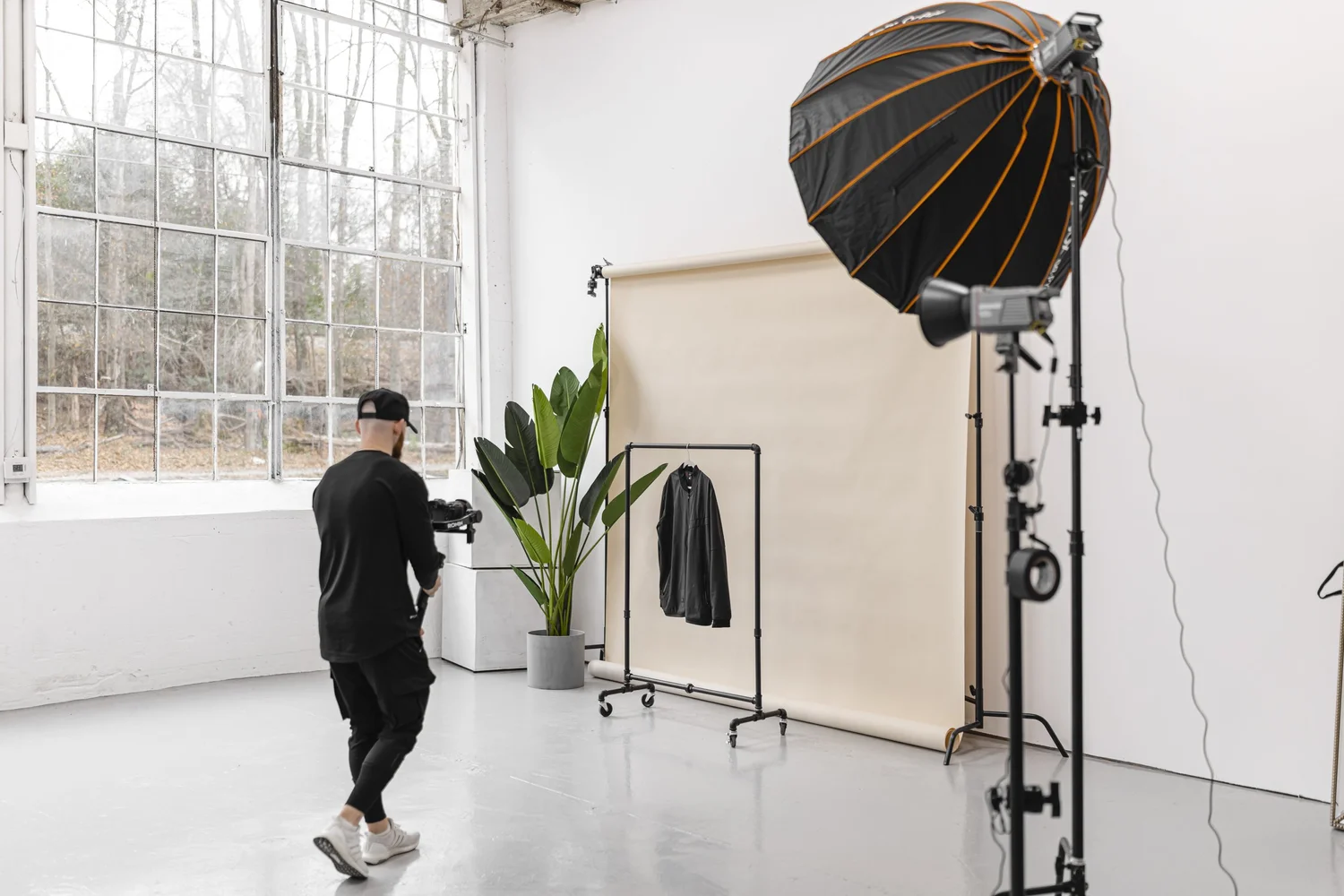 Backdrop setup